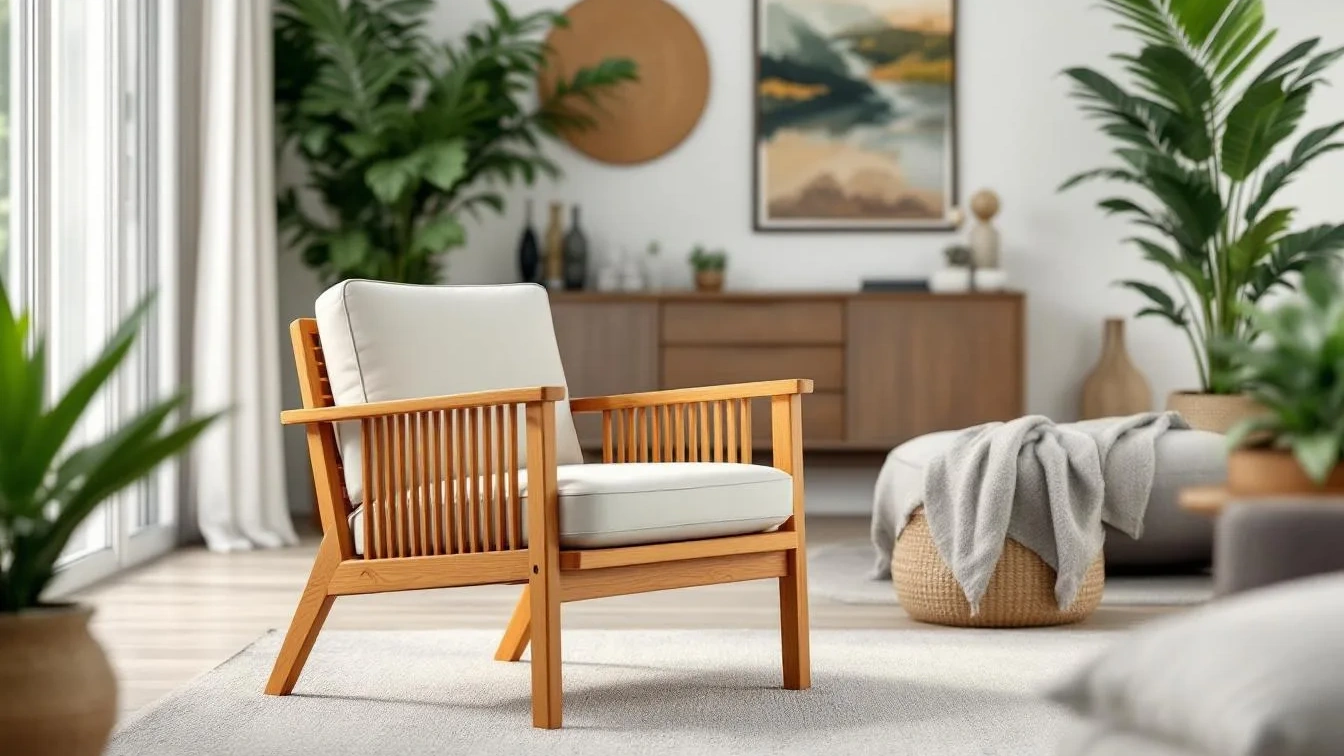 Naturholz-Charme neu entdeckt: Wie der ikonische Sessel-Klassiker sein Wohnzimmer-Comeback feiert