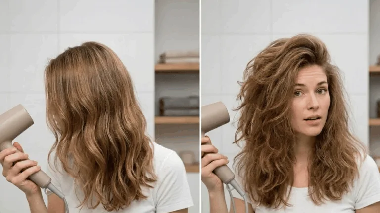 Ich föhnte 30 Tage lang kopfüber – Trichologen sind sich uneinig über das Ergebnis