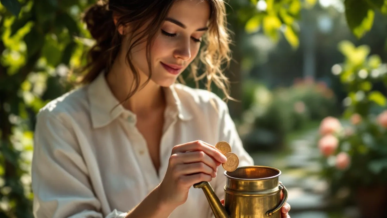 Ich legte eine Kupfermünze in die Gießkanne – was danach passierte, ist erstaunlich