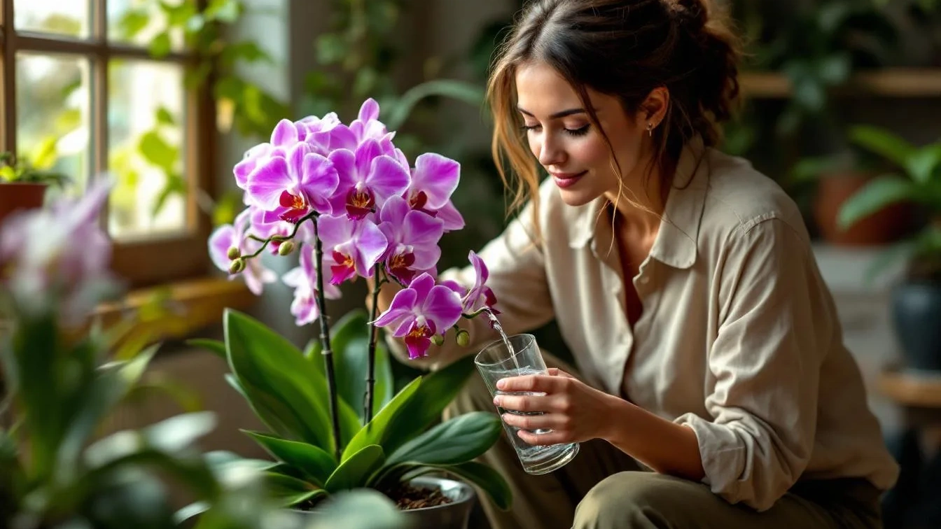 Warum Sie Ihre Orchideen niemals mit Leitungswasser gießen sollten (und was die Alternative ist)